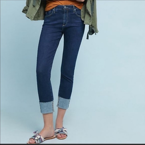 Ag Adriano Goldschmied Denim - Adriano Goldschmied Stevie Cuff Slim Straight Jeans